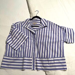 Banana Republic Boxy Short Sleeve Blouse-EUC